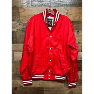 Red Bomber Jacket